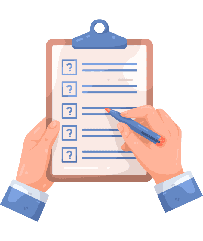 Clear checklists instead of verbal advice